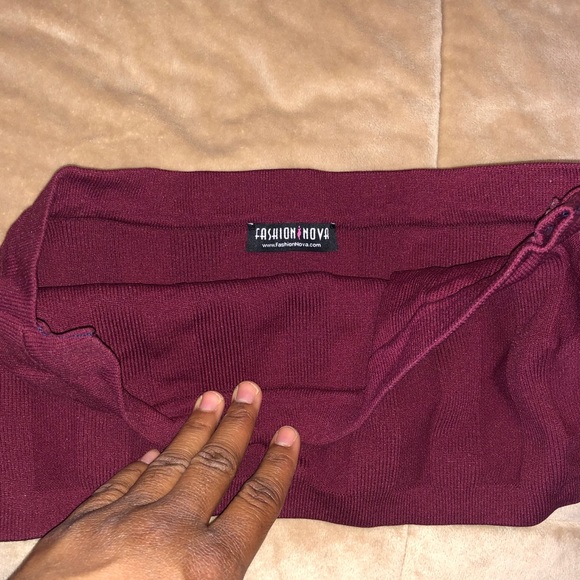 Maroon bandage set - Picture 5 of 8